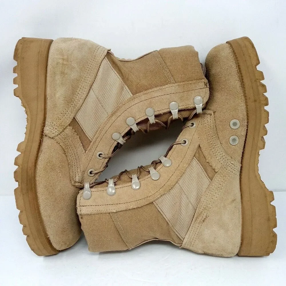 Altama Military Desert Combat Boots Men's Size 5.5 Tan Hot Weather Army Vibram